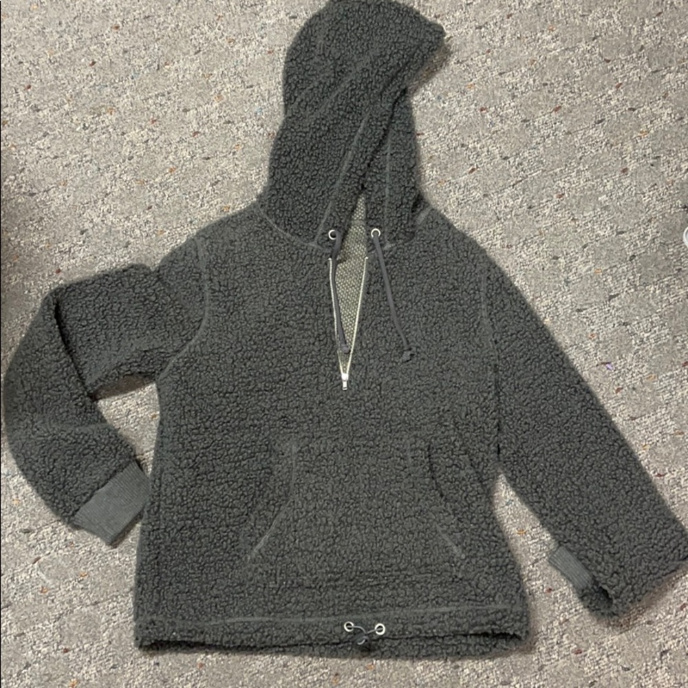 Honey Punch Sherpa Fleece Pullover View 2